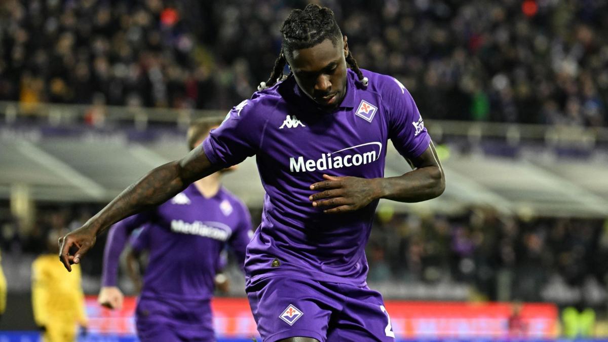 Fiorentina: Moise Kean has returned Italy