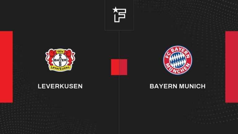 Follow the Bayer Leverkusen -Bayern Munich live meeting live live 18:20 - Bundesliga