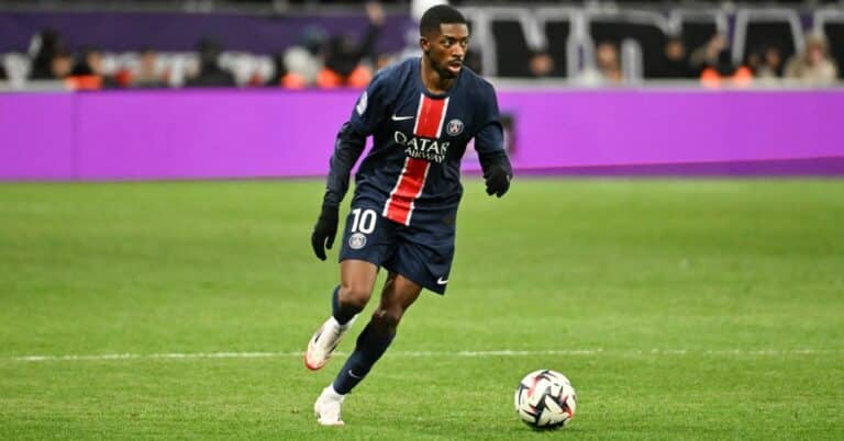 Ousmane Dembélé, the player who was "a little perched"