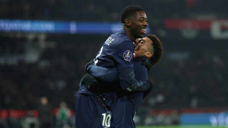 PSG: Ousmane Dembélé elected best player of the month in Ligue 1