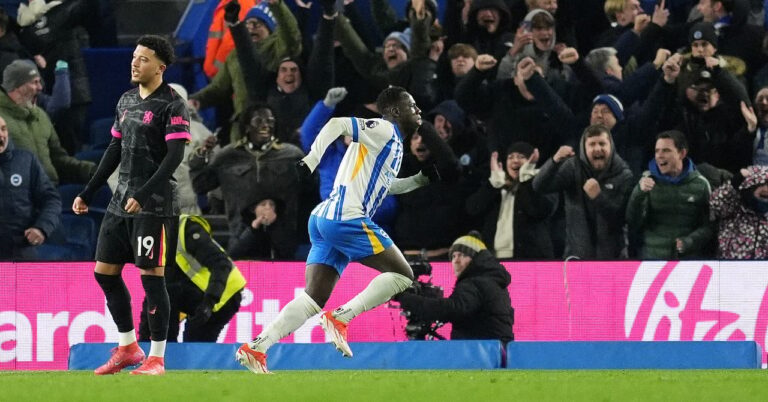 Premier League: Chelsea flows to Brighton