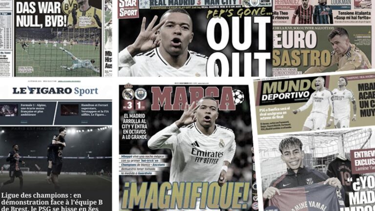The European press kneels in front of Kylian Mbappé, PSG is scary Europe