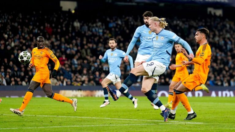 The Manchester City locker room explodes behind the scenes