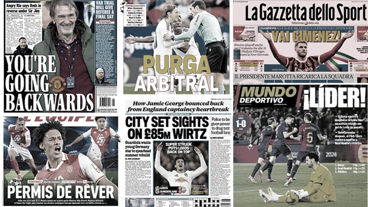 The Manchester United locker room can no longer bear Ruben Amorim, Real Madrid provokes a revolution among referees