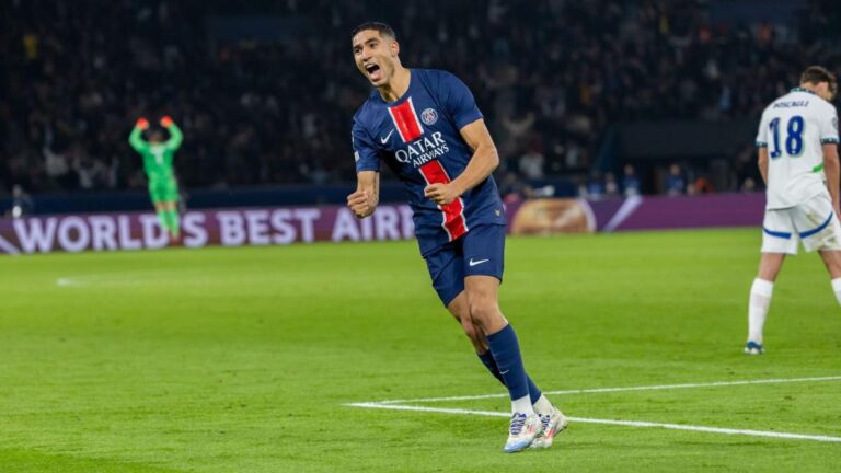 The PSG group for the shock against OL