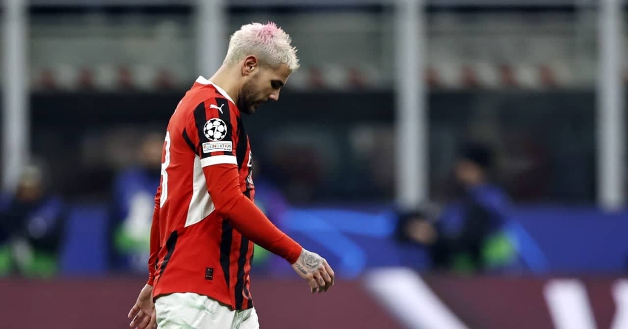 Theo Hernandez and Milan, it's over!