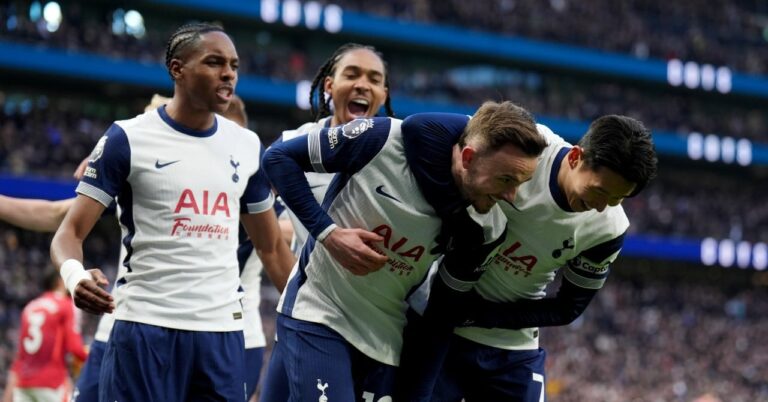 Tottenham drives Man Utd