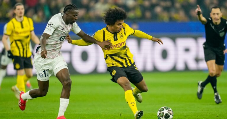 Lille hook Dortmund and keeps all its chances