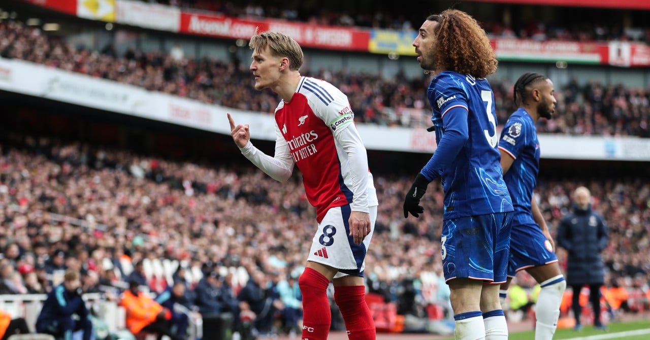Arsenal won against Chelsea in a crucial London derby