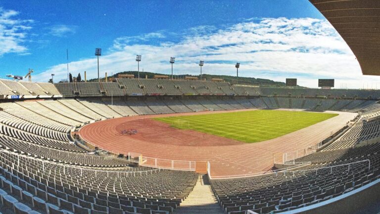 Barça has locked the Lluís Companys Olympic stadium