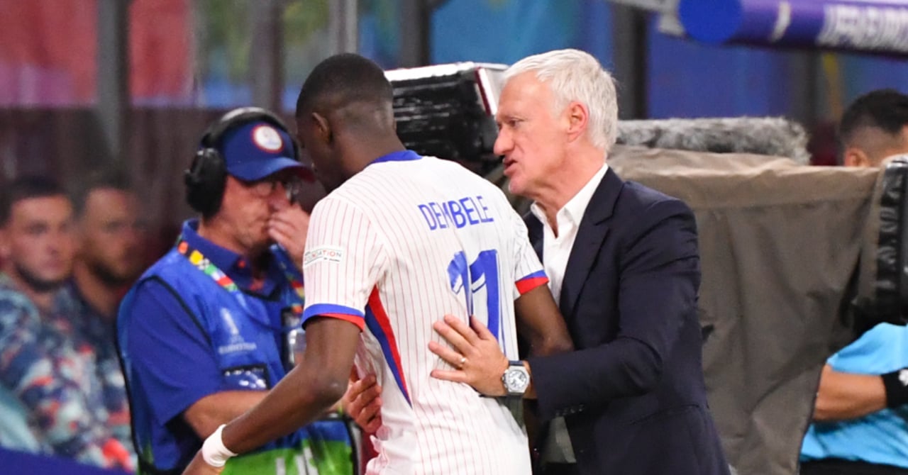 Croatie-France live: Deschamps Slache for Dembélé