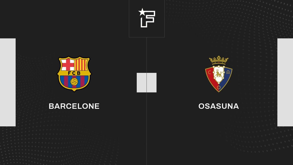 Follow the meeting FC Barcelona -Osasuna commented Live 20:50 - Liga