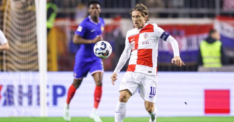 Modric sets him up: "The way he ..."
