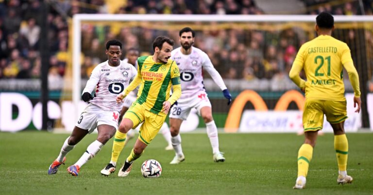 Nantes crucifies Lille and offers a large bowl of air