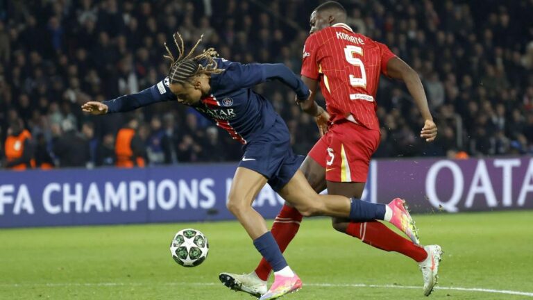 PSG-Liverpool: Konaté's cash response on controversial action with Barcola