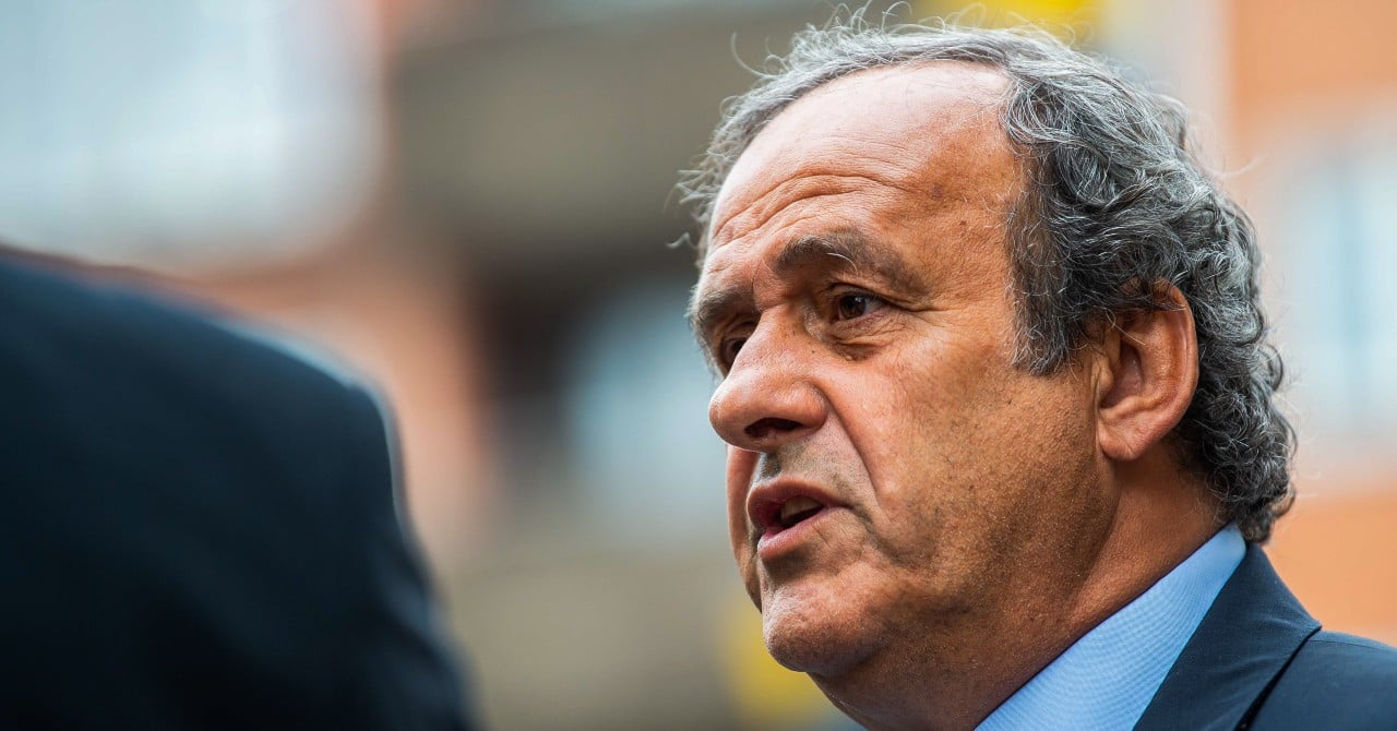 Platini, it's over!