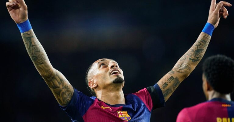 Raphinha stronger than two Ballon d'Or!