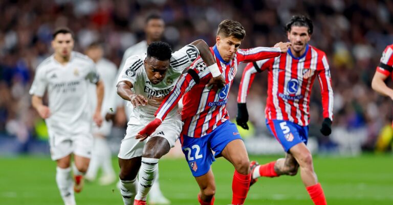 Real dominates Atlético of a short head