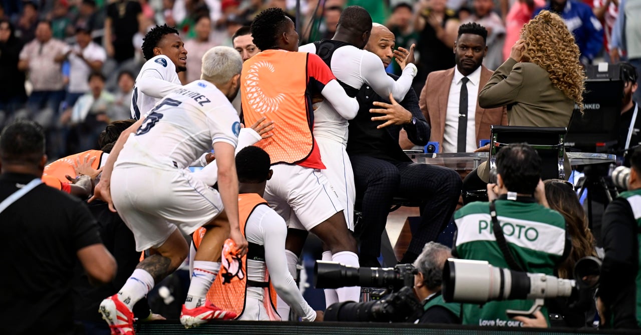 Thierry Henry taken by storm