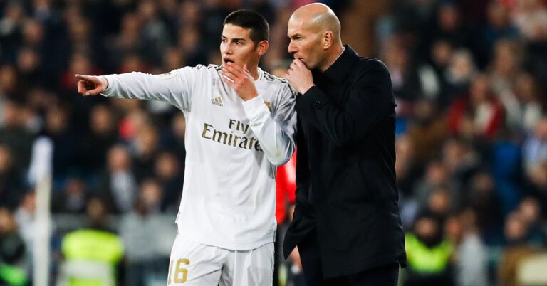 When James Rodríguez thought he was stronger than Zidane…