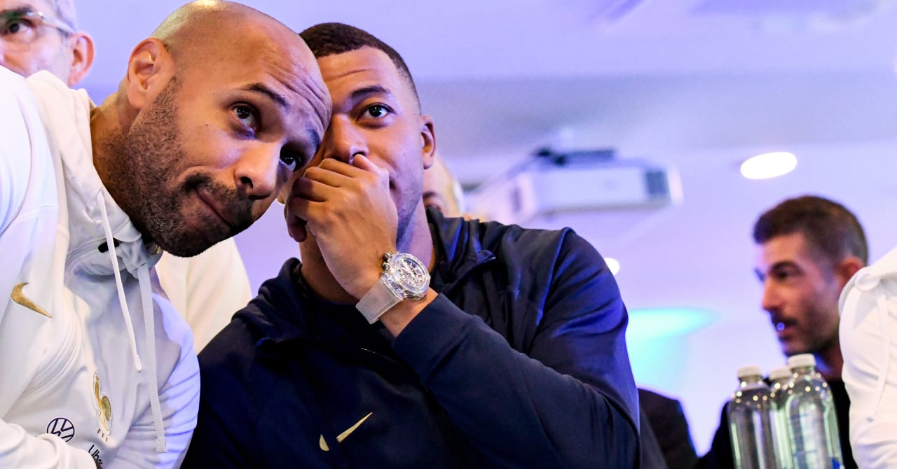 Arsenal-Real: the accomplice moment between Mbappé and Henry who is talking