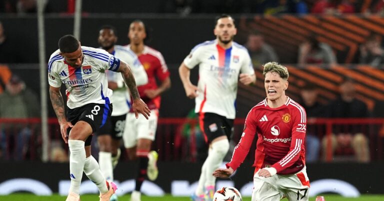 Cruel ! Lyon overturned by Manchester United at the end of the night