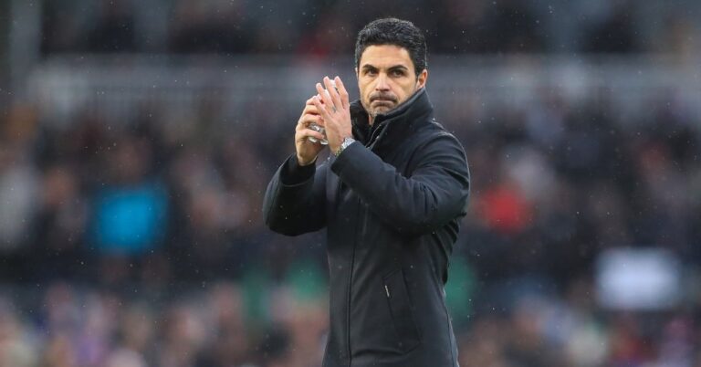 Arteta still doesn't come down