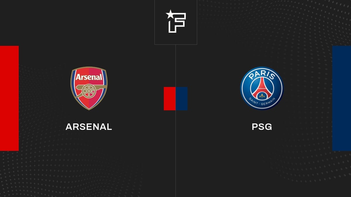 Follow the Arsenal-Paris Saint-Germain meeting live commented Live 20:06-Champions League