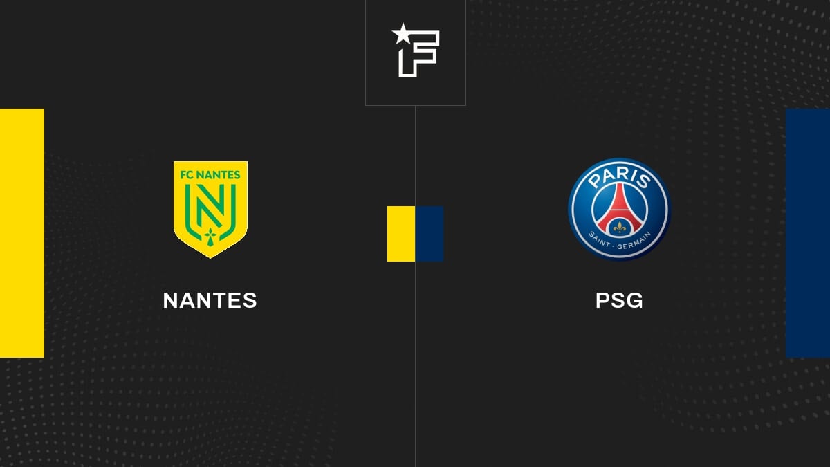 Follow the Nantes meeting - PSG live commented Live 20:35 - Ligue 1