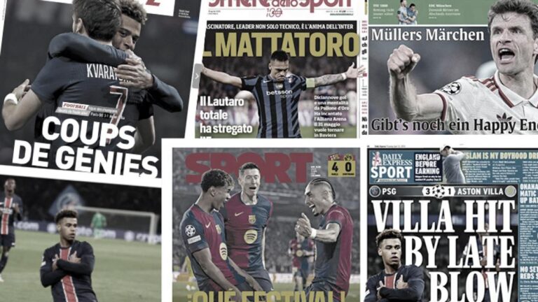 KHVICHA KVAratskhelia and Désiré Doué dubbed by Europe, the Real Madrid locker room implodes in all directions