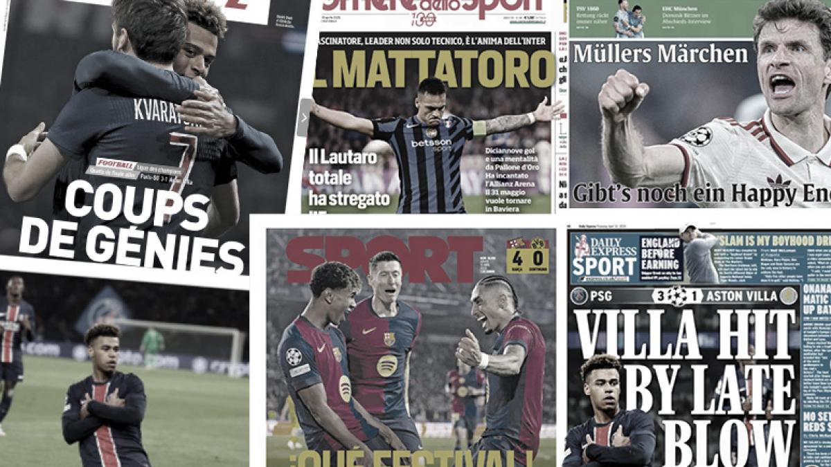 KHVICHA KVAratskhelia and Désiré Doué dubbed by Europe, the Real Madrid locker room implodes in all directions