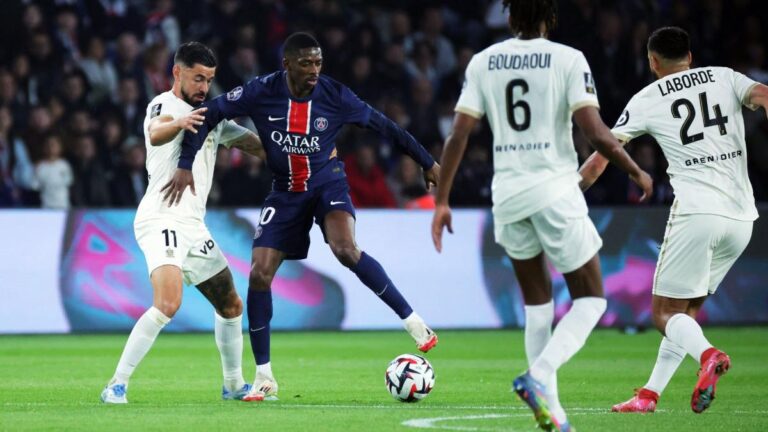 PSG-Nice: Morgan Sanson enjoys his exceptional service