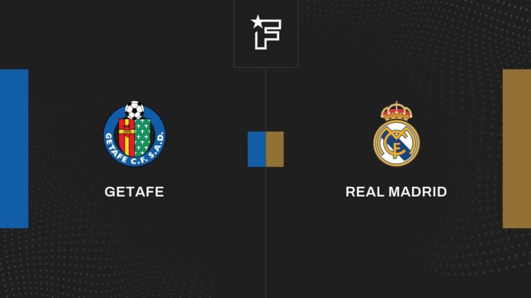 Start of the match struck between Real Madrid and Getafe Live 21:20 - Liga