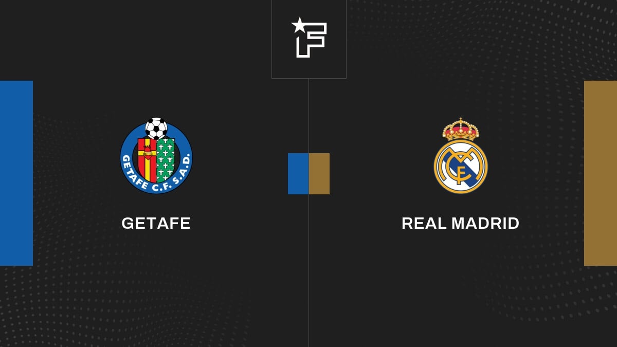 Start of the match struck between Real Madrid and Getafe Live 21:20 - Liga