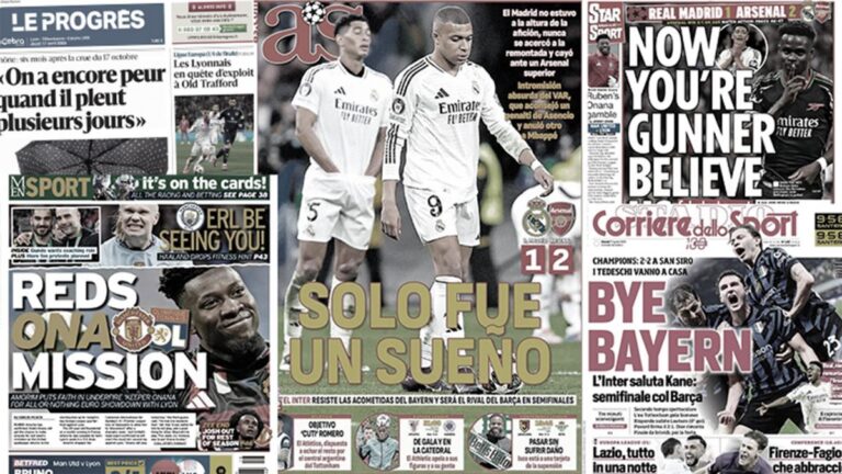 The English press ignites in front of Arsenal's feat, Inter Milan impresses Europe