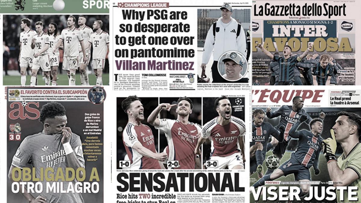 The Spanish press enraged against Real Madrid, Dibu Martinez is already haunting PSG