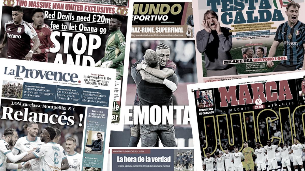 The Spanish press ignites for the Barça reporta, the future of André Onana is completed