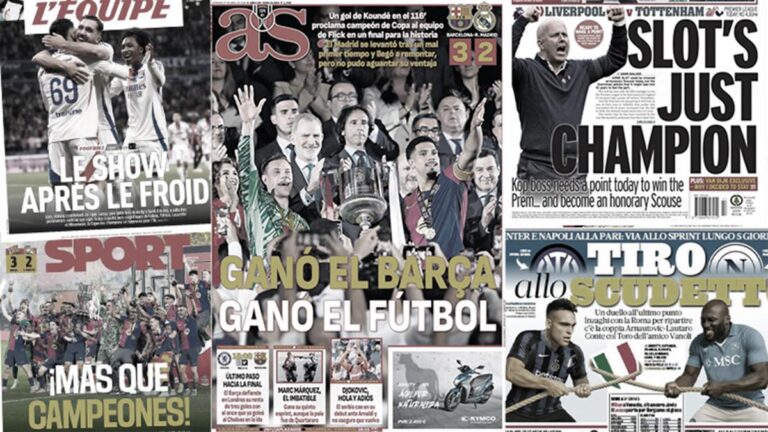 The coronation of Barça ignites Spain, the behavior of Real Madrid disgusts the Spanish press