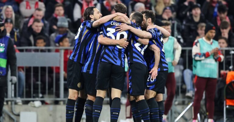 The inter hit a big blow at the Allianz Arena