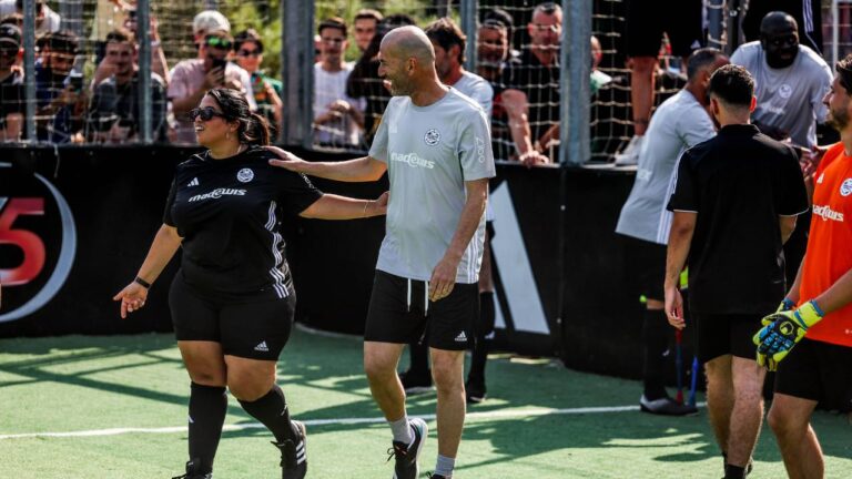 The love story between Zinedine Zidane and a famous actress