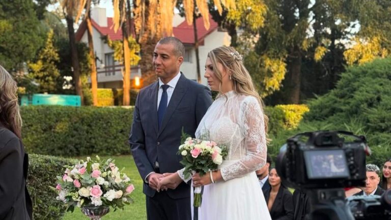 Who is David Trezeguet's new and young companion?