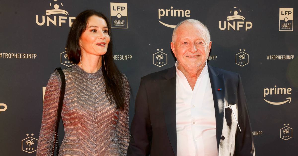 Who is the new and young companion of Jean-Michel Aulas?