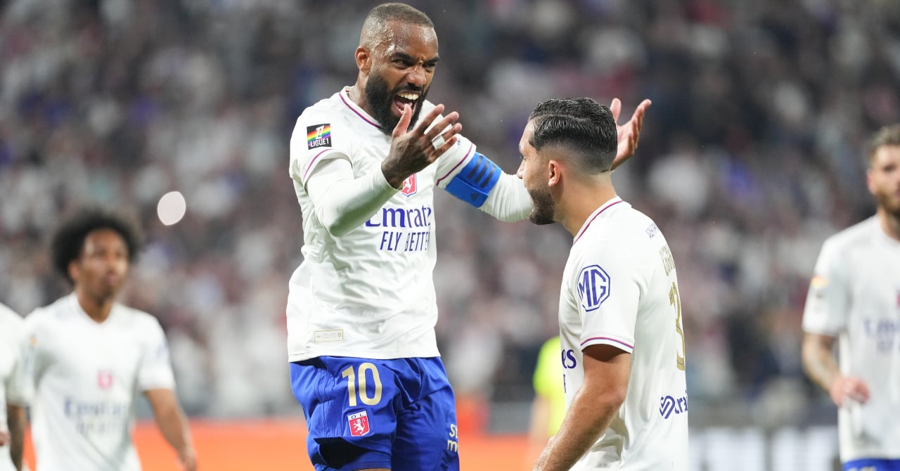 Lyon-Angers (2-0), Lacazette shines for her last