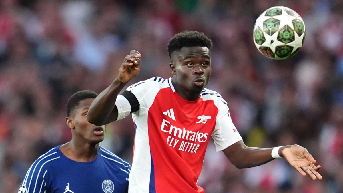 Arsenal: Bukayo Saka's strong words on PSG