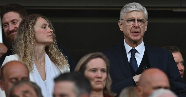 Arsène Wenger, who was the young woman by his side at the Emirates?