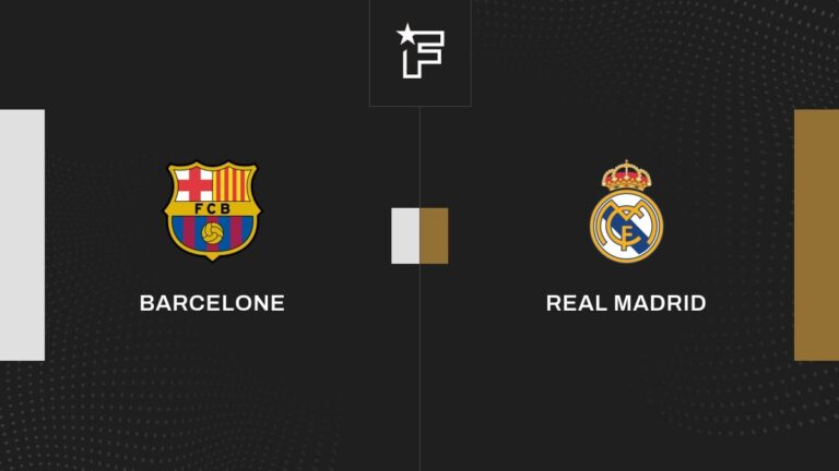 Follow the meeting FC Barcelona -Real Madrid live commented Live 16:01 - Liga
