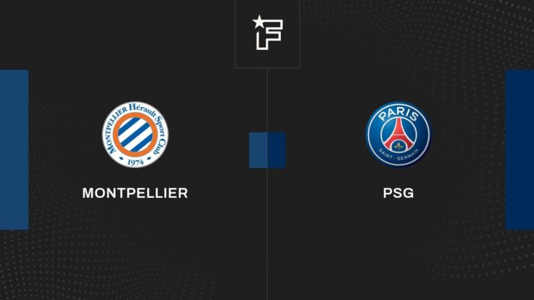 Follow the meeting Montpellier-Paris Saint-Germain live commented Live 20:50-Ligue 1