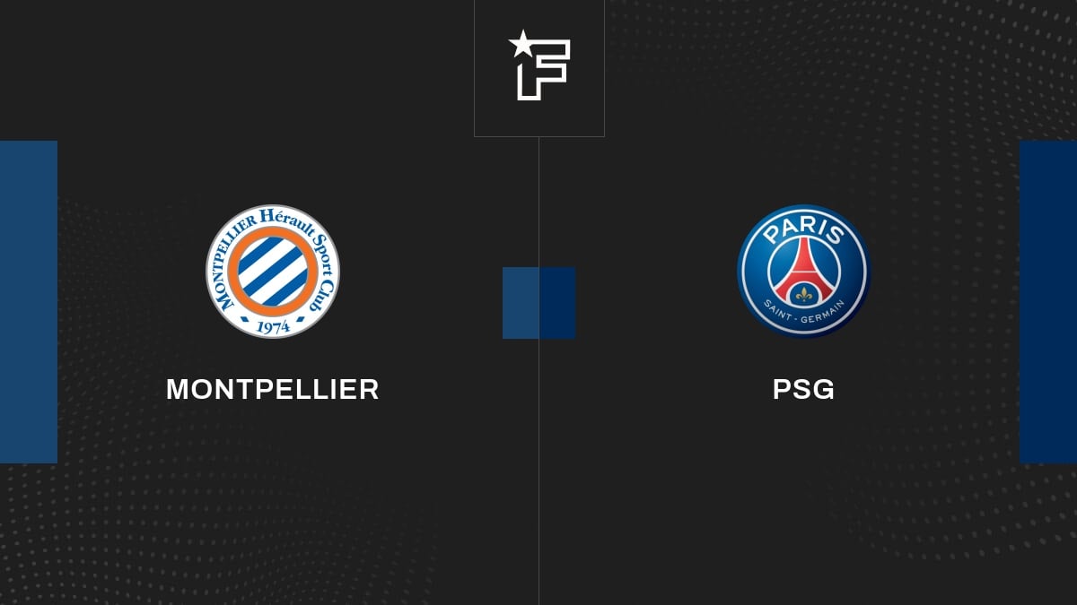 Follow the meeting Montpellier-Paris Saint-Germain live commented Live 20:50-Ligue 1