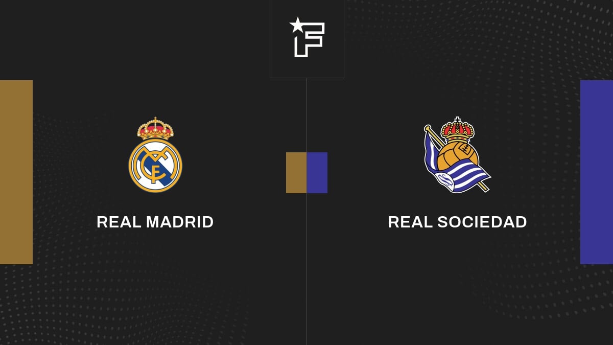Follow the meeting Real Madrid -Real Sociedad live commented Live 16:05 - Liga
