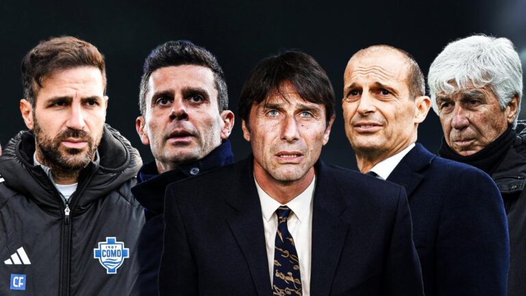 Gasperini, Fàbregas, Motta, Conte, Allegri: The waltz of coaches intensifies in Serie A!